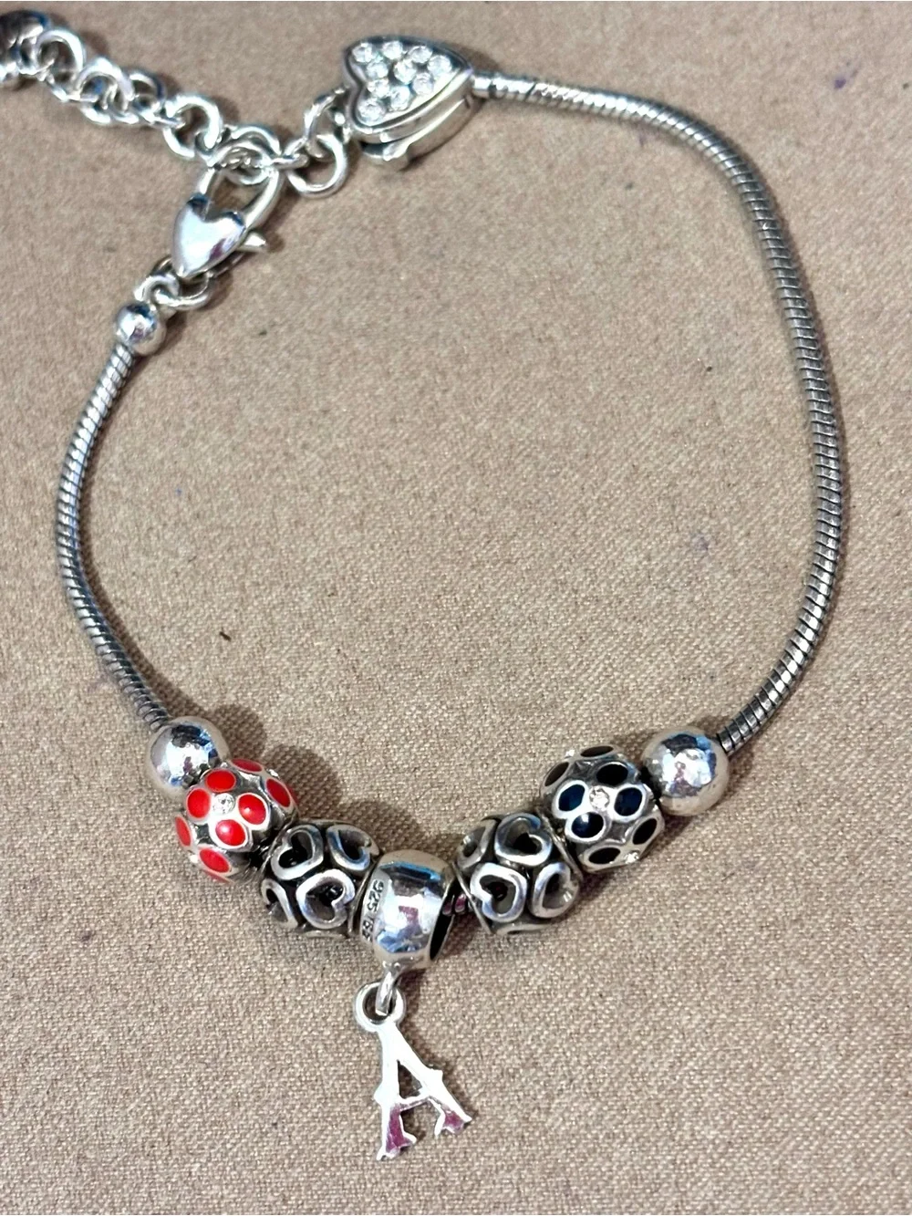 🆕Listing 🆕 Brighton Mini Ring of Flower beads Red enamel Fits MINI holders ONLY